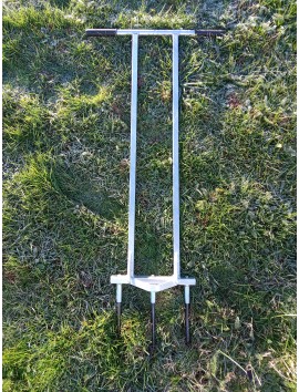 Biobèche 3 dents galvanisée